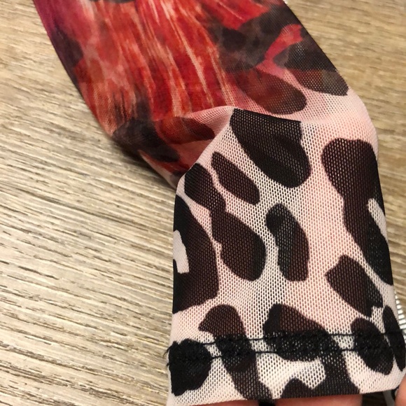 Brand๐ ๐ฅ๐๐ฅ GUESS Lainey , wild print, long sleeve dress - Picture 8 of 15